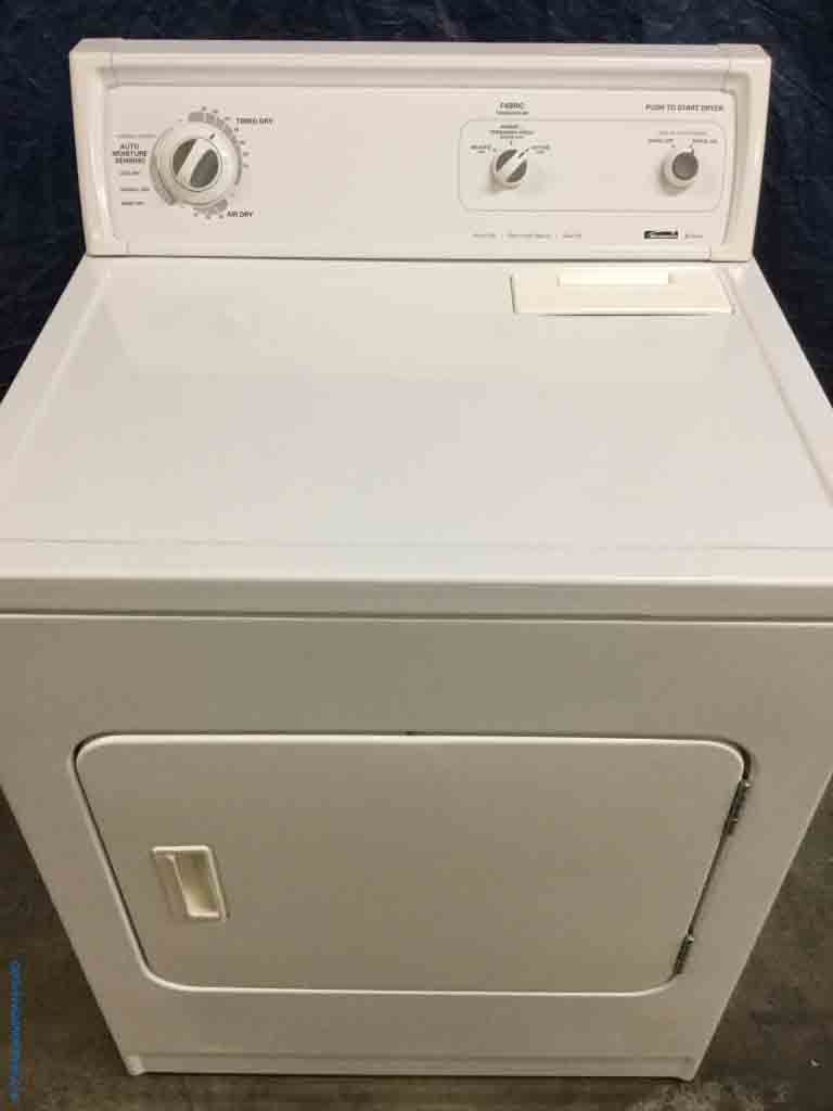 Kenmore 80 Series Dryer, 220v, Extra Large Capacity, White, 29″ Wide, Quality Refurbished