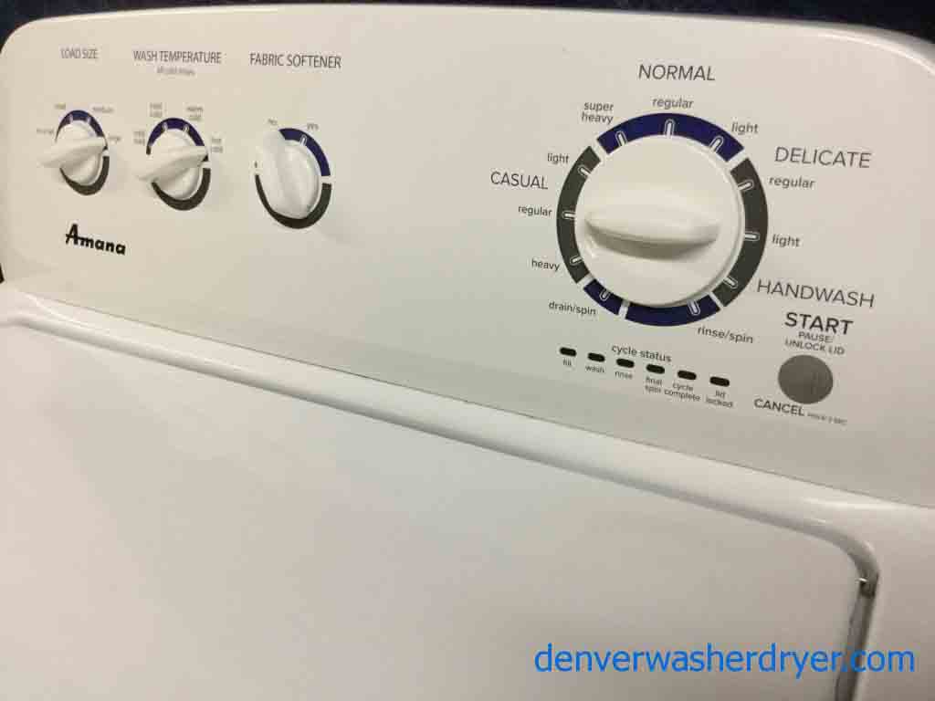 Amana(Maytag) Top-Load Washing Machine, 9 Cycles, Full-Size