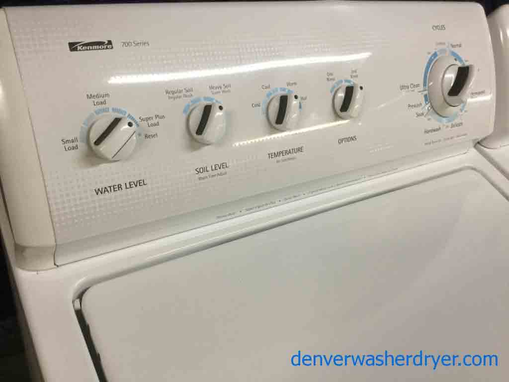 Classic Kenmore 700 Series Laundry Set, Heavy-Duty, Direct-Drive, 1-Year Warranty!
