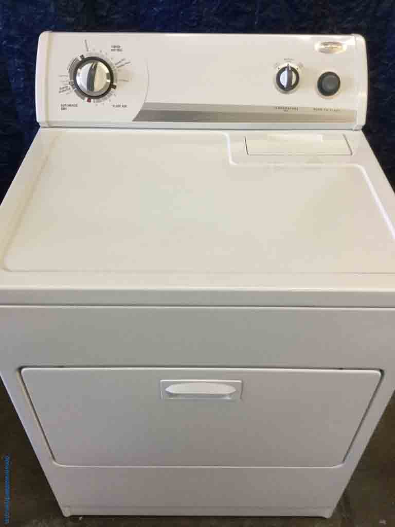 Wonderful Whirlpool Dryer, Electric, 29″ Wide, White, Quality Refurbished!