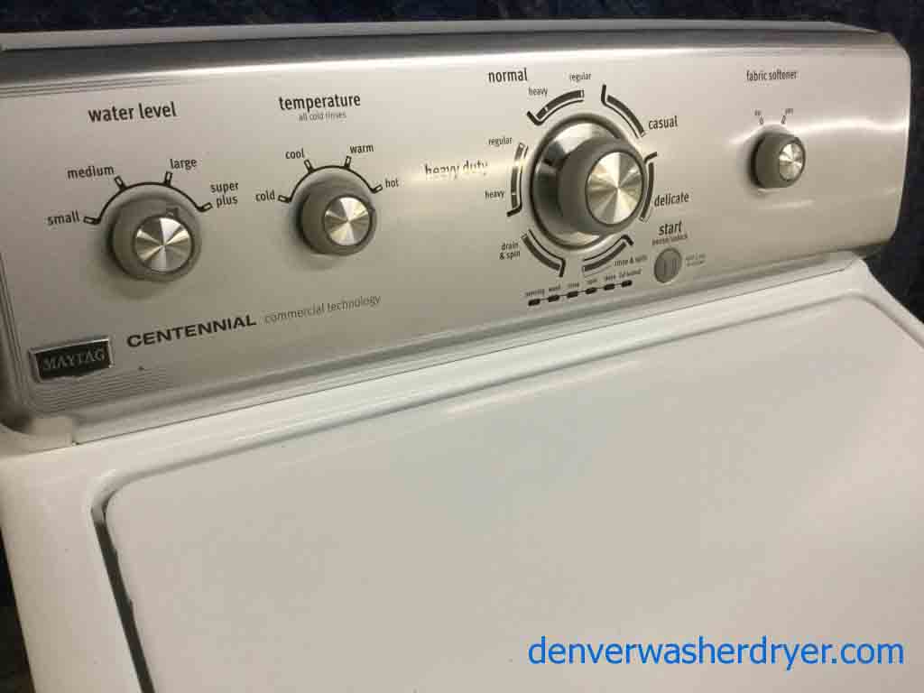 Marvelous Maytag Washer, Super Plus Capacity, 6-Cycle, Commercial Technology