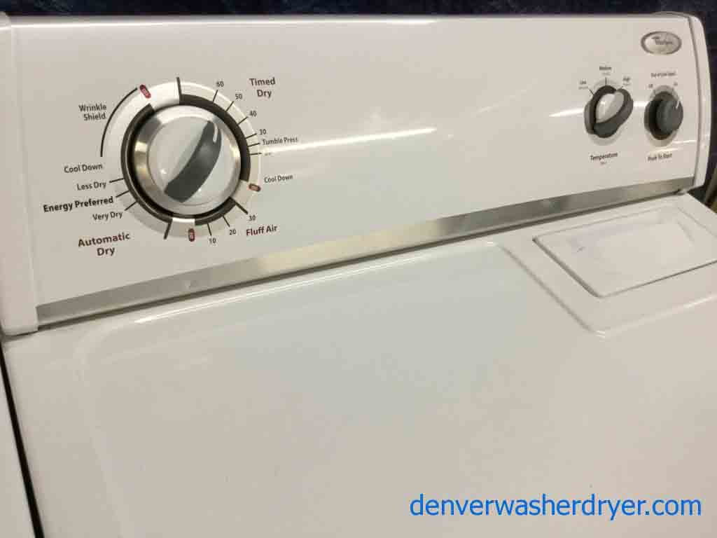 Heavy-Duty, Direct-Drive Whirlpool Washer, Electric Dryer, Matching Set, Super Capacity! 5 year