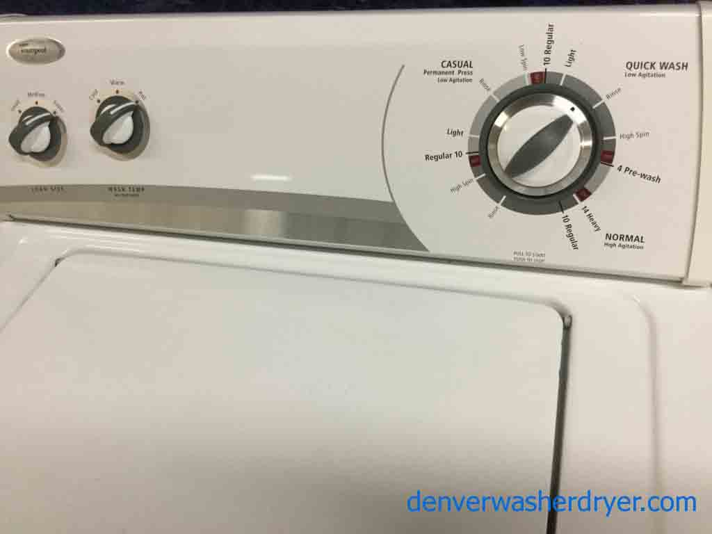Heavy-Duty, Direct-Drive Whirlpool Washer, Electric Dryer, Matching Set, Super Capacity! 5 year