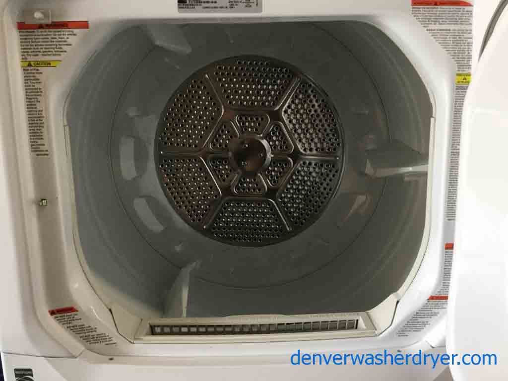27″ Full-Size Stacked Laundry Center, Kenmore (GE), Electric/220V
