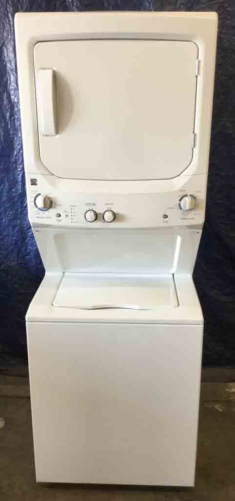 27″ Full-Size Stacked Laundry Center, Kenmore (GE), Electric/220V