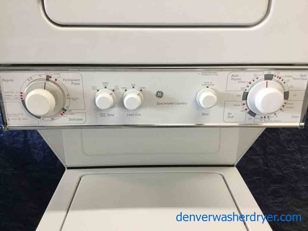 Large Images for GE Spacemaker WasherDryer Set, 24″ Wide, Stacked