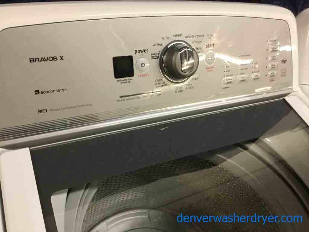 Maytag Bravos X Washer|Dryer Set, Commercial Technology, Ecoconserve with 6 Month Warranty