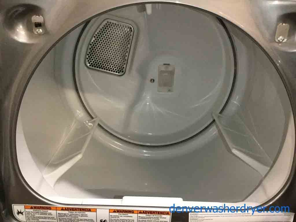 Solid Whirlpool Cabrio Platinum Direct-Drive Laundry Set, High End,5 year