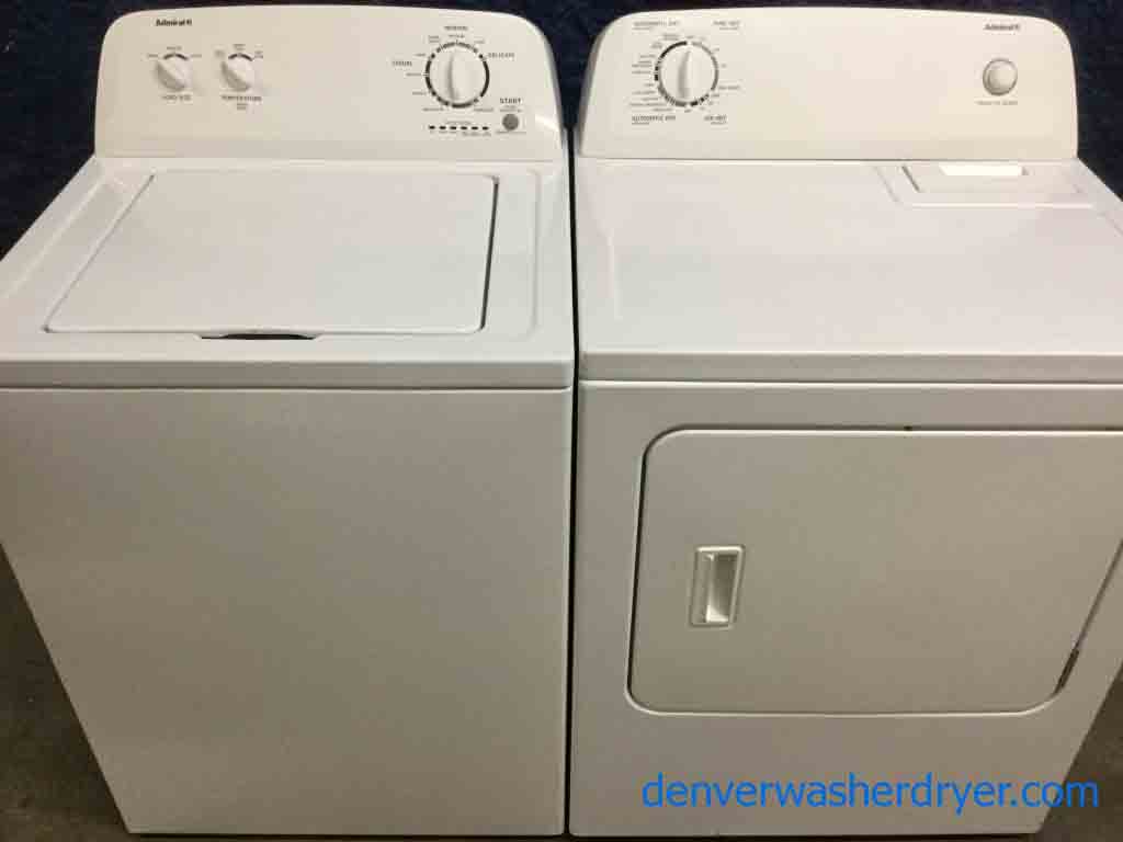 Perfect Admiral(Maytag) Washer & Dryer Set, Electric, White, Super Capacity, 1-Year Warranty!