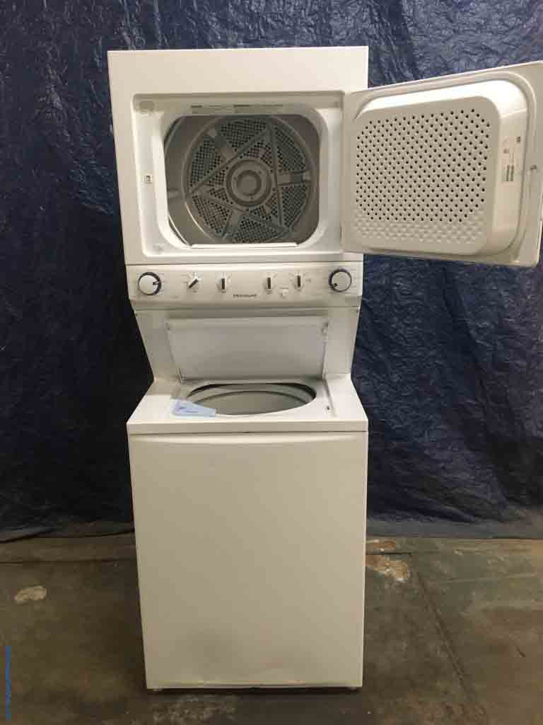 NEW Scratch & Dent special White Frigidaire Stack Set- 1 year warranty