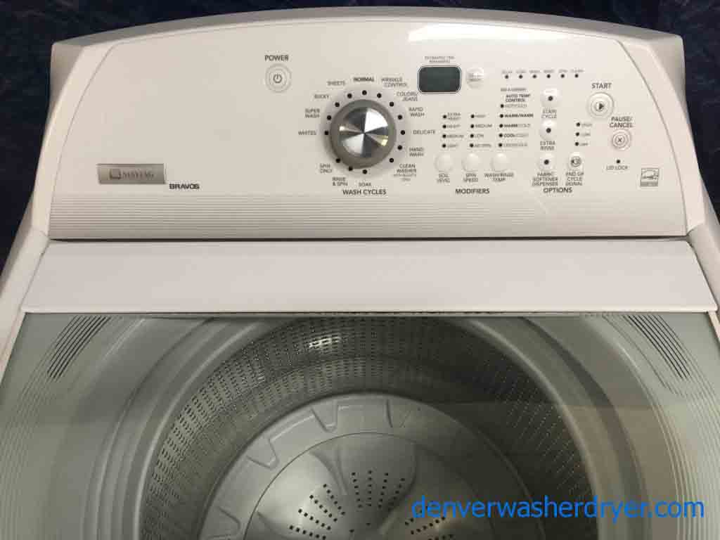 Single White Maytag HE Washing Machine, 1-Year Warranty