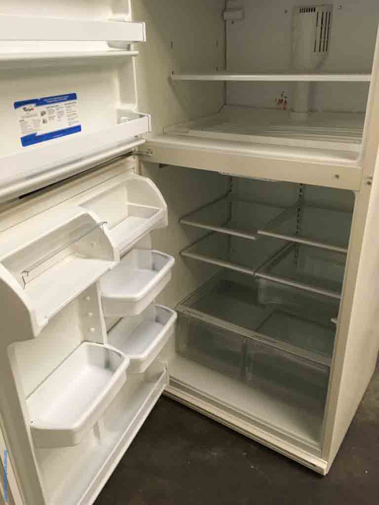 Wonderful Whirlpool Refrigerator, Almond Color, Glass Shelving, 20.9 Cu. Ft.