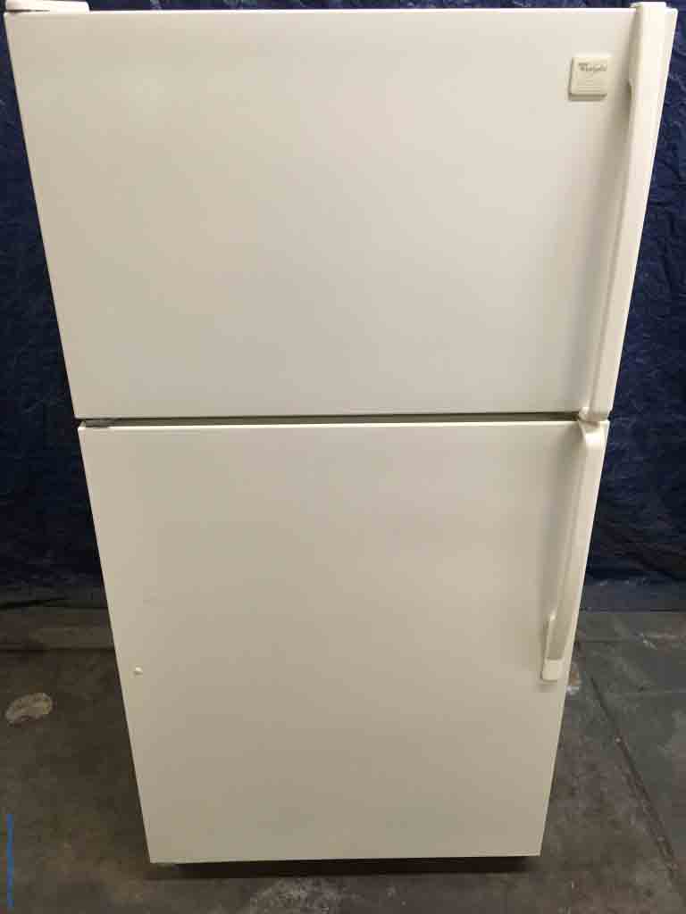 Wonderful Whirlpool Refrigerator, Almond Color, Glass Shelving, 20.9 Cu. Ft.