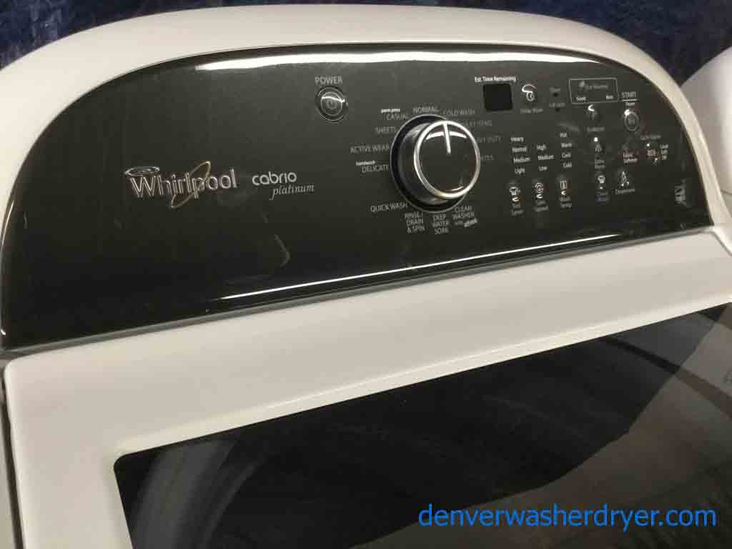 Large Images for HighEnd Whirlpool Cabrio Platinum DirectDrive Washer