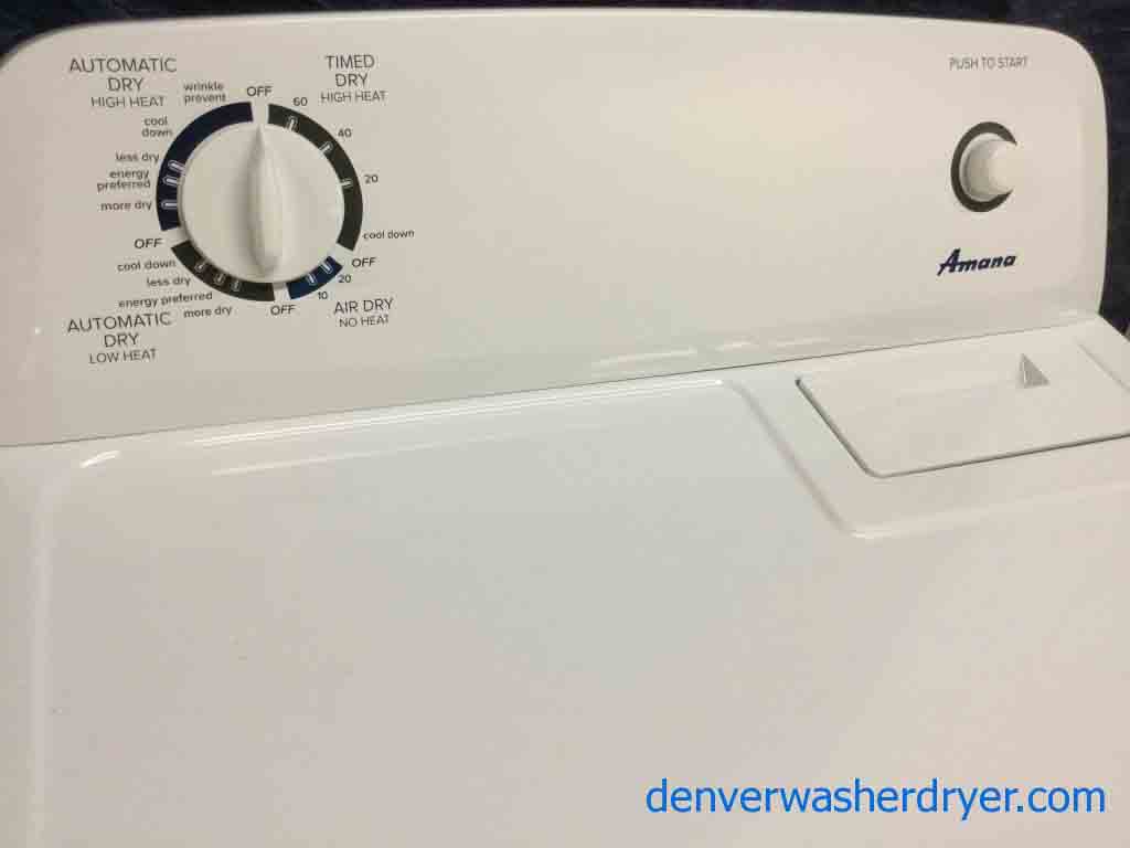 Amana(Maytag) Washer|Dryer Set, Full-Size, White, Electric, 90 Day Warranty!