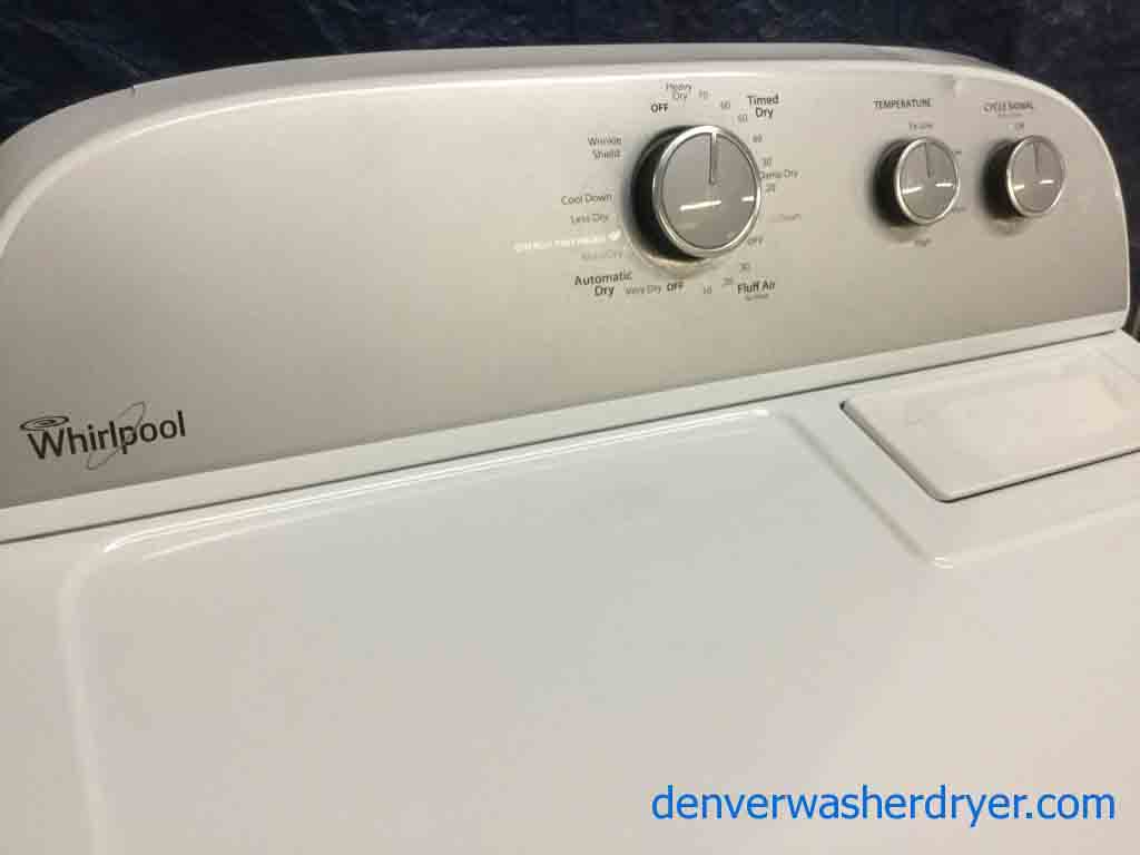 Full-Sized Whirlpool Washer|Dryer Set, Newer Model, Electric Dryer, 1-Year Warranty!