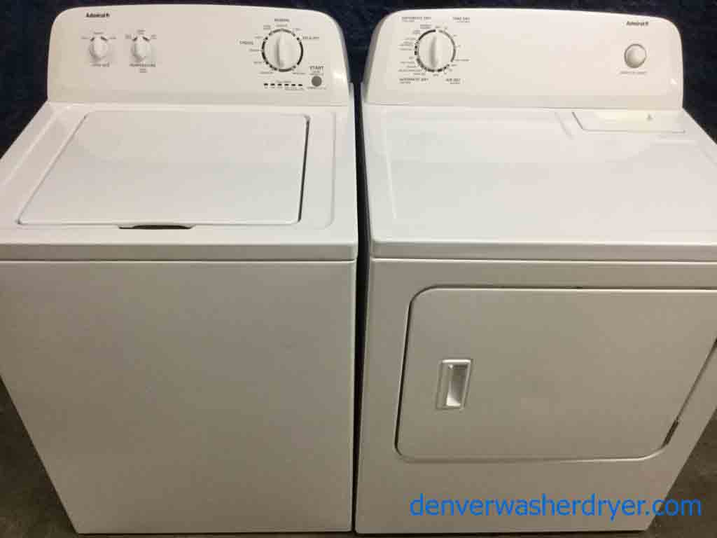 Full-Sized Washer, Electric Dryer Set by Admiral(Maytag)