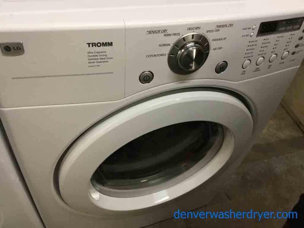 Lovely Stackable LG Washer Dryer Set, Electric, Super Nice!