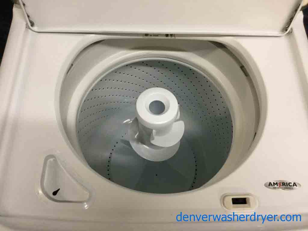 Maytag Washing Machine w/Agitator, Electric Dryer, Commercial Technology, 1-Year Warranty!