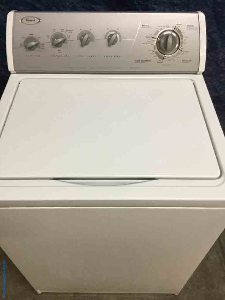 Heavy-Duty Direct-Drive Whirlpool 3.2 CuFt. Washing Machine, Quality Refurbished, 1-Year Warranty