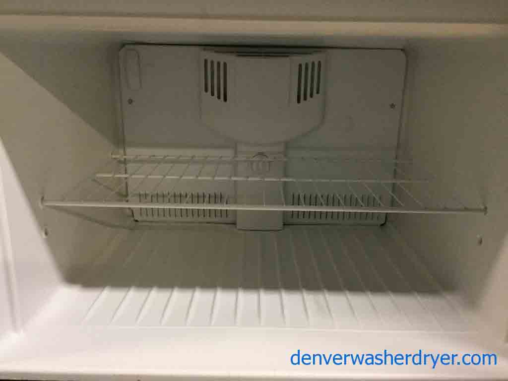 Gently Used Top-Mount Refrigerator by Frigidaire, Black, 18 Cu. Ft.
