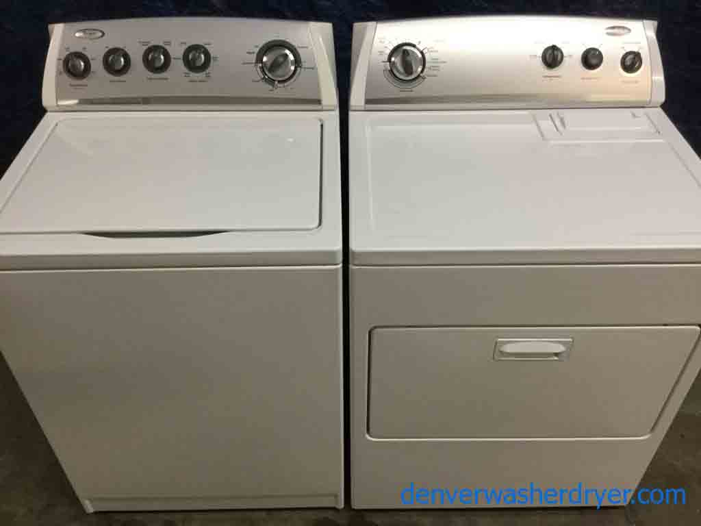 Direct-Drive Whirlpool Washer, Electric Dryer, Matching Set, Fully Featured!