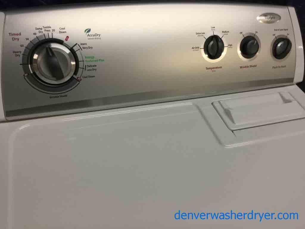 Direct-Drive Whirlpool Washer, Electric Dryer, Matching Set, Fully Featured!