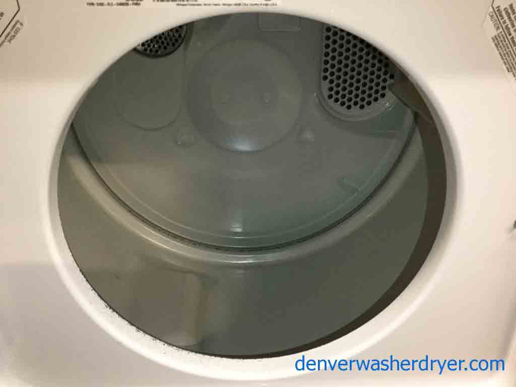 Extra Large Capacity Electric Dryer by Whirlpool, Slim 26″ Depth