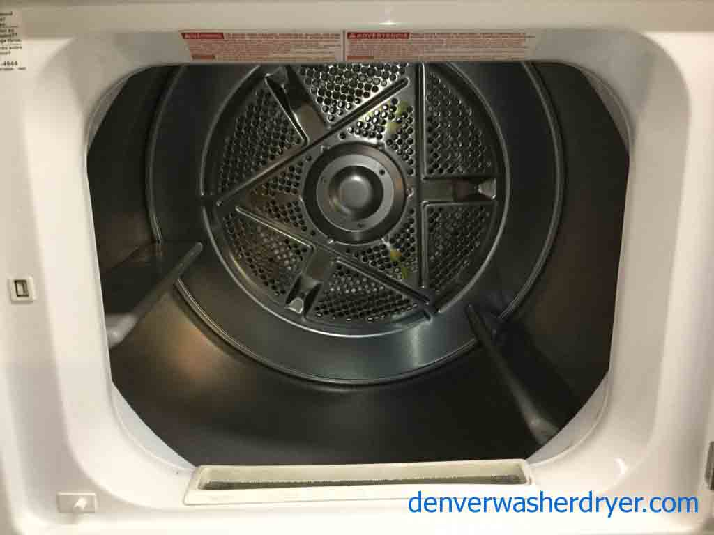 Full-Size 27″ Frigidaire Stacked Laundry Center, 220V, Commercial Heavy Duty, 1-Year Warranty!