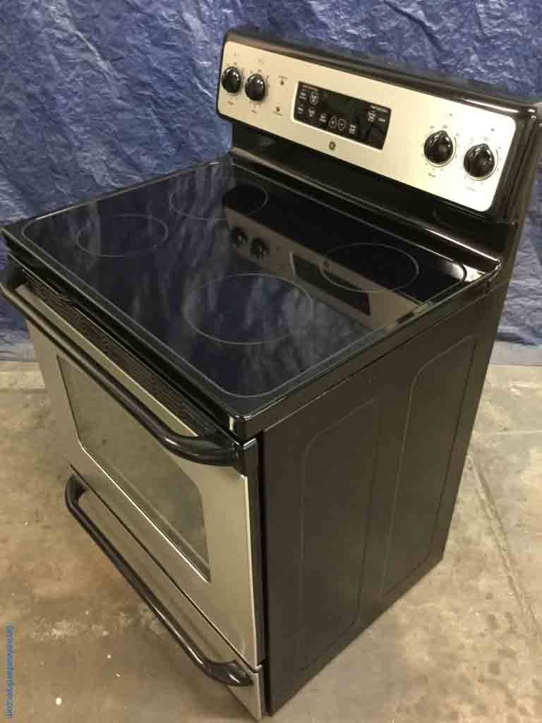 Large Images for GE Stainless GlassTop Range, 220V, Self