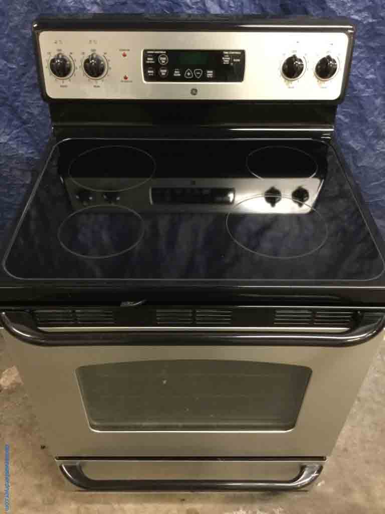 Large Images for GE Stainless GlassTop Range, 220V, Self