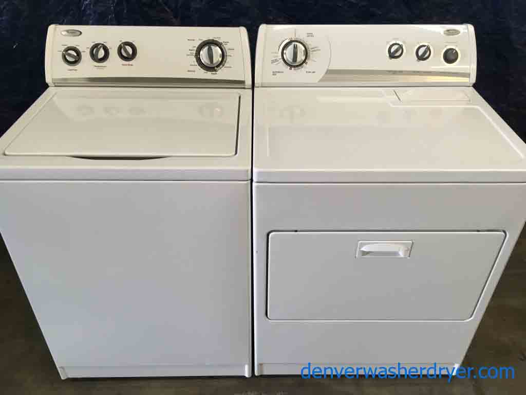 Wonderful Whirlpool Washer Dryer Set- 1 Year Warranty