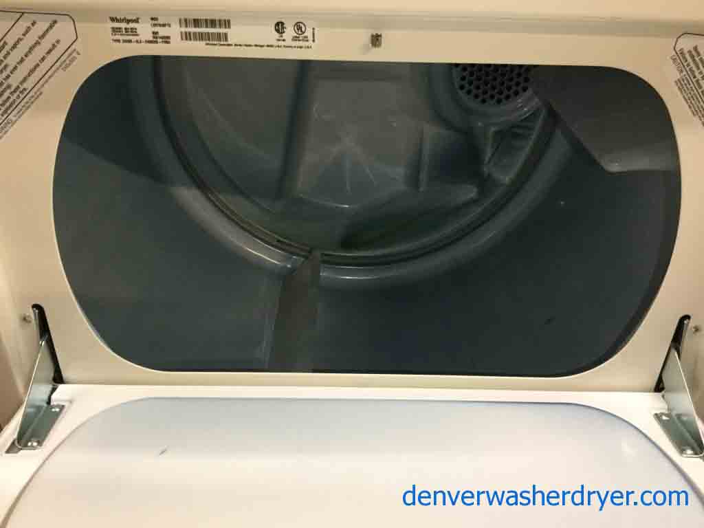 Commercial Quality Whirlpool Laundry Set, Almond Color, Direct-Drive, Electric, 1-Year Warranty!