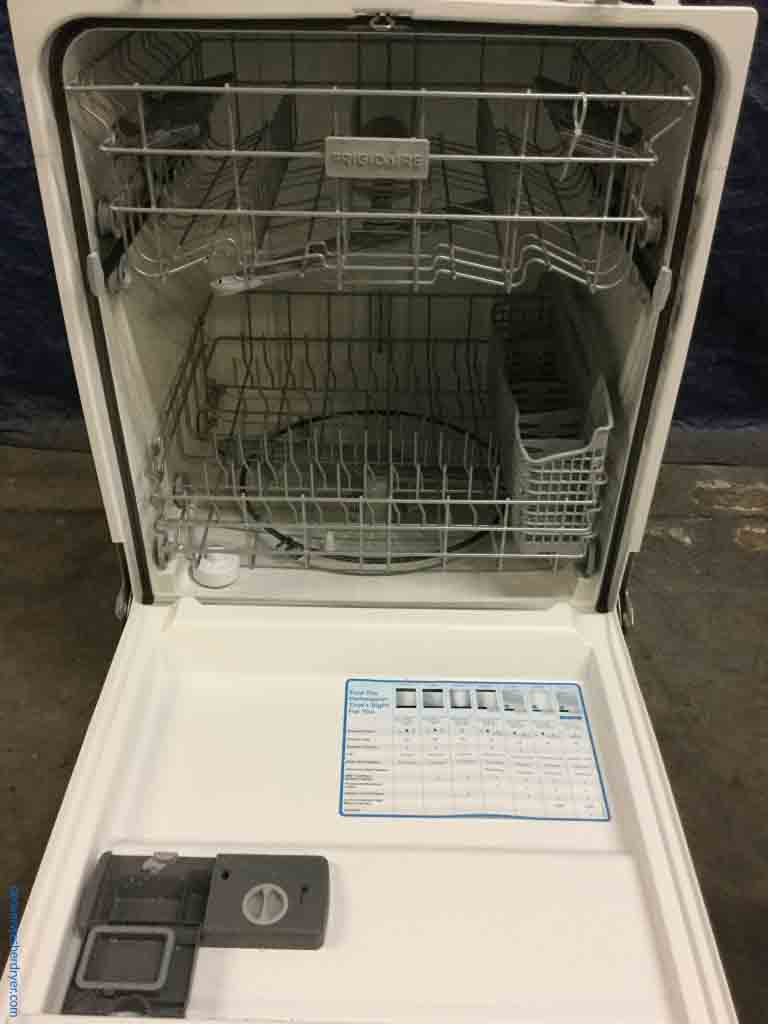 NEW! Stainless Frigidaire Dishwasher, 24″ Built-In, Hidden Controls, 1-Year Warranty!