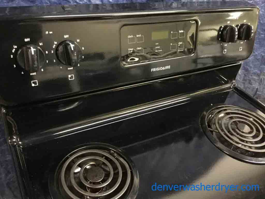 Large Images for Black CoilTop Frigidaire Range, Electric, Self