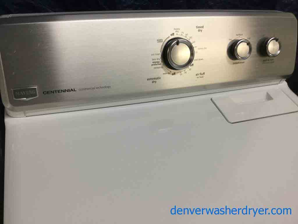 Maytag Washing Machine w/Agitator, Electric Dryer, Commercial Technology, 1-Year Warranty!