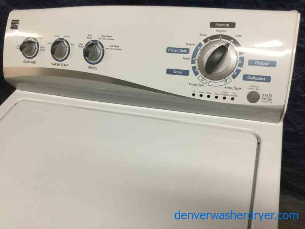 Cute Kenmore Washer, Full-Size with Agitator, 1-Year Warranty