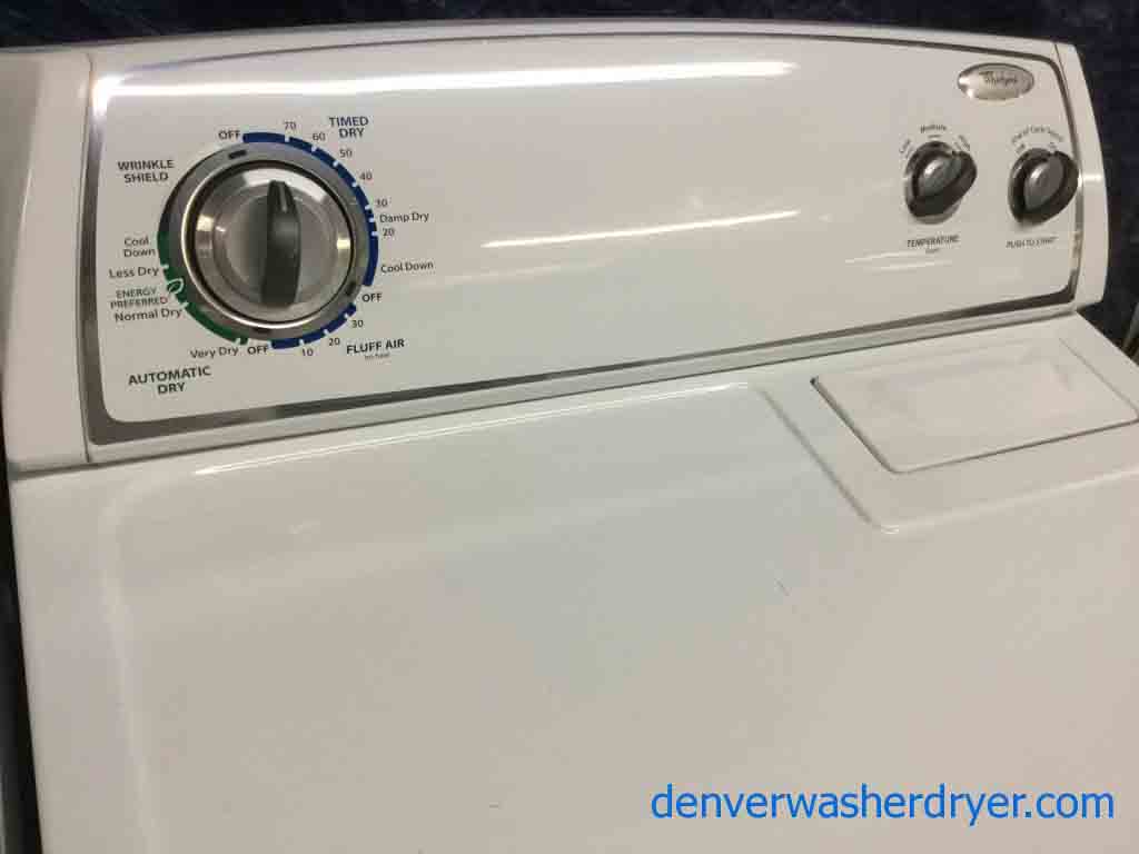 Astounding Whirlpool Full Size Laundry Set, Electric, 1-Year Warranty