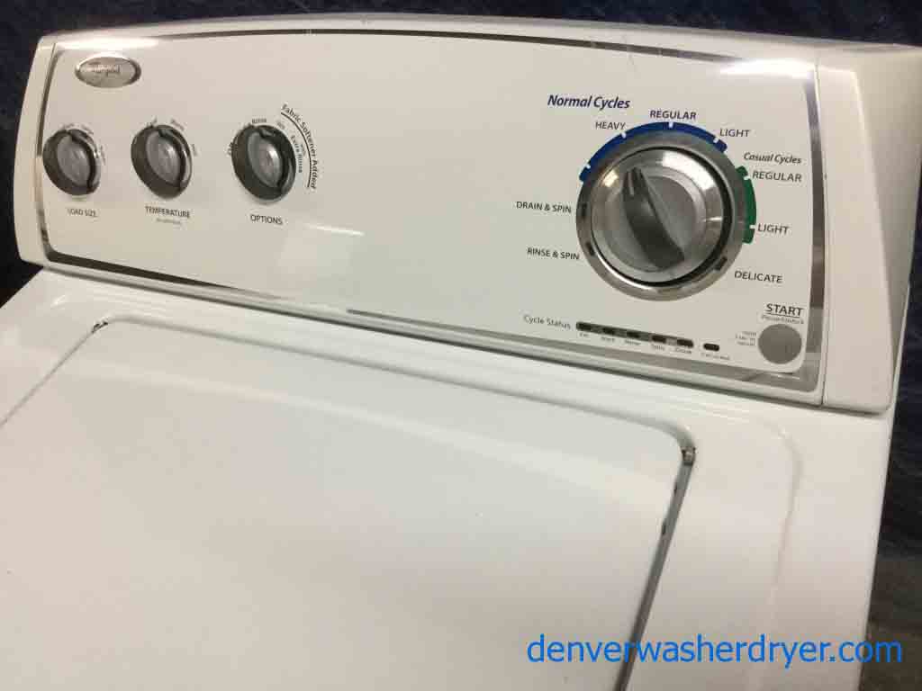Large Images for Super Capacity Whirlpool Washing Machine with Agitator