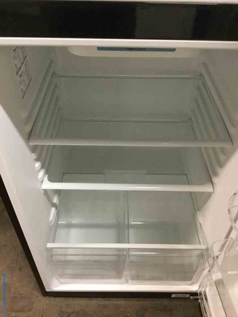 Magic Chef 9.9 Cu. Ft. Refrigerator, Black, Glass Shelves, 1-Year Warranty!