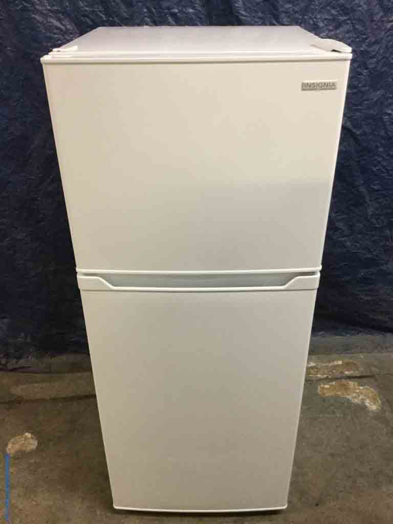 Upright 10 Cu. Ft. Refrigerator in White, Insignia, 1-Year Warranty!