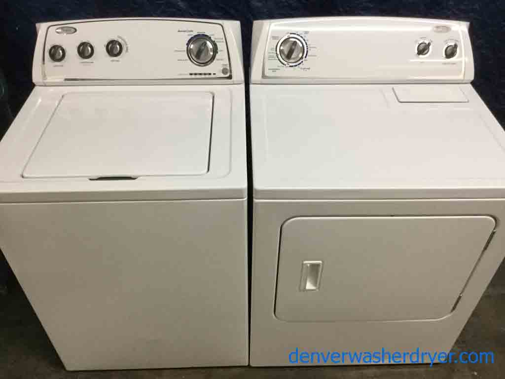 Large Images for FullSized Whirlpool Washer Dryer Set, Electric