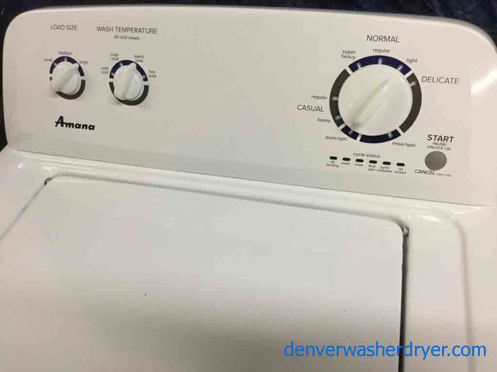 Amazing Amana Washer Dryer Set, Full-Sized, Electric, 1-Year Warranty