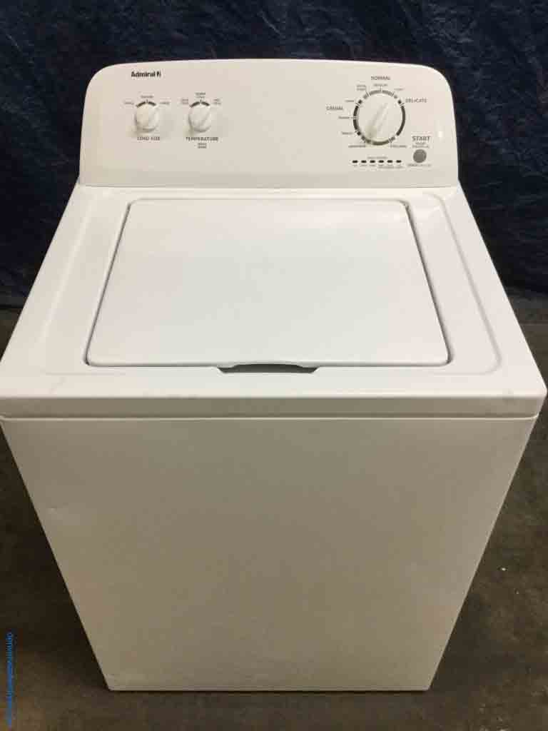 Full-Sized Admiral Washing Machine, Agitator, Clean and Good-Working, 1-Year Warranty