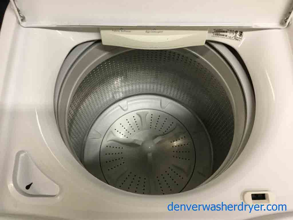 Energy-Star Kenmore Washing Machine, HE, Full-Sized, 1-Year Warranty  &  NEW! Stainless Frigidaire Dishwasher, 24″ Built-In, Hidden Controls, 1-Year Warranty!