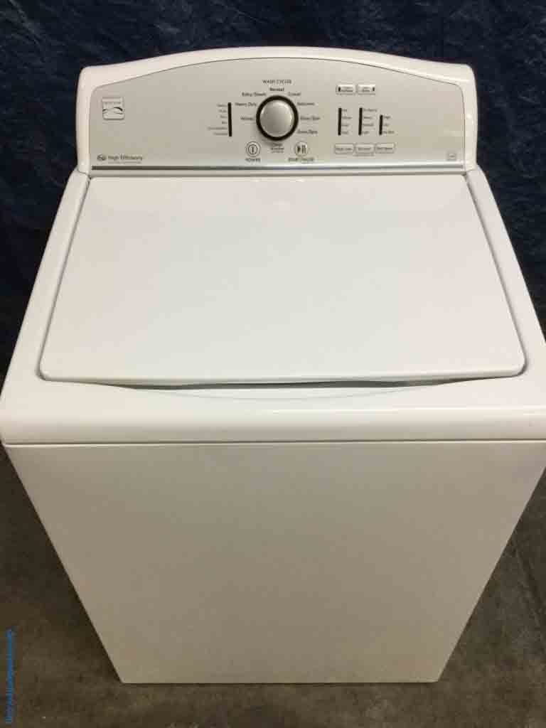 Energy-Star Kenmore Washing Machine, HE, Full-Sized, 1-Year Warranty  &  NEW! Stainless Frigidaire Dishwasher, 24″ Built-In, Hidden Controls, 1-Year Warranty!