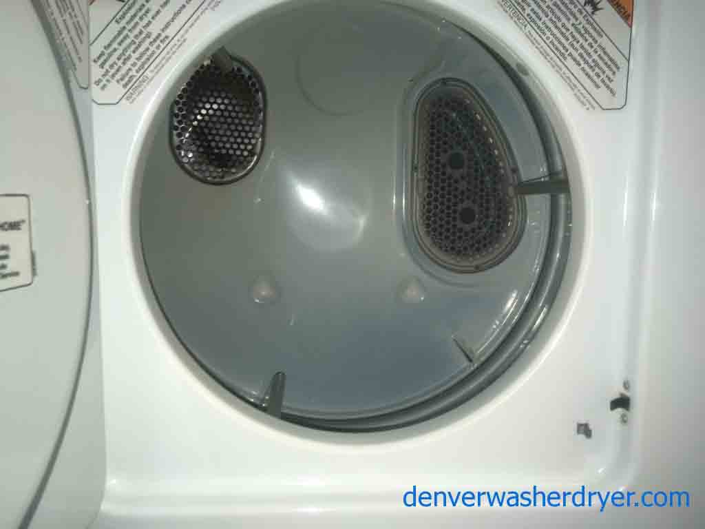 24″ Wide Stacked (Unitized) Laundry Center, Heavy-Duty Direct-Drive, Electric, Kenmore