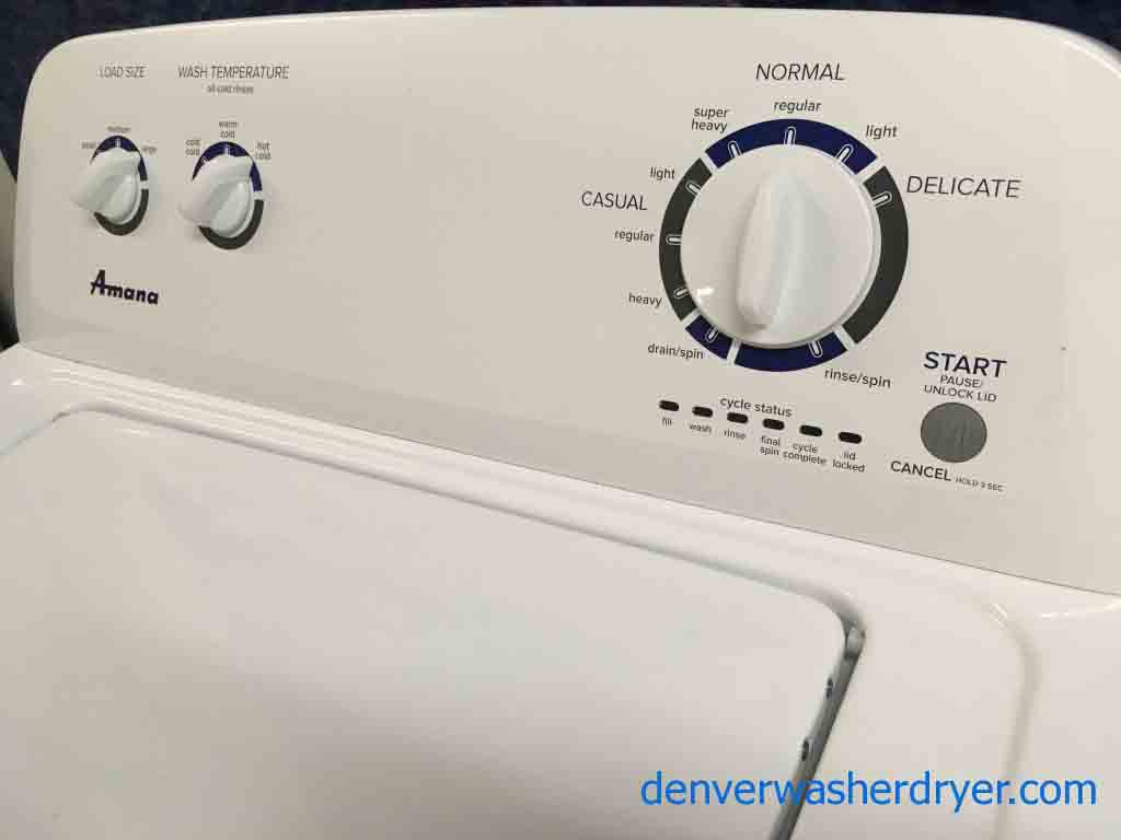 Amana(Maytag) Washer Dryer Set, Direct-Drive, Super Capacity, 220v & Used LG Touch Electric Range With Convection Oven!