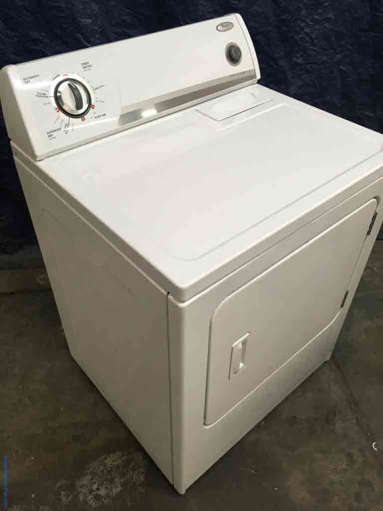 Large Images for Single White Whirlpool Super Capacity Electric Dryer
