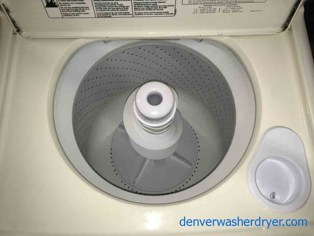 Single Bisque Kenmore Elite Direct-Drive Washer with 1-Year Warranty!